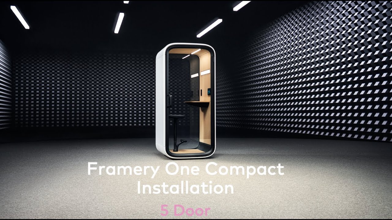 Framery One Compact | Installation steps – 5 Door