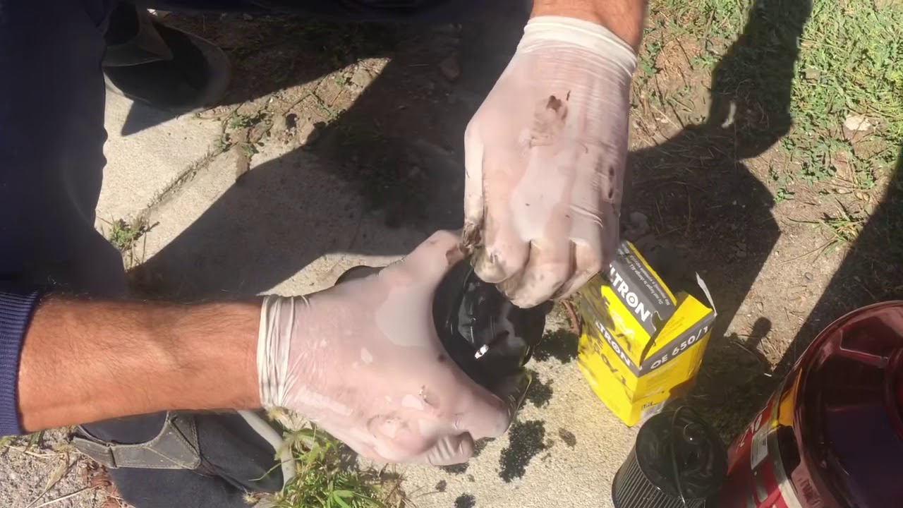 Zamena ulja i filtera za ulje uz pomoc pumpe