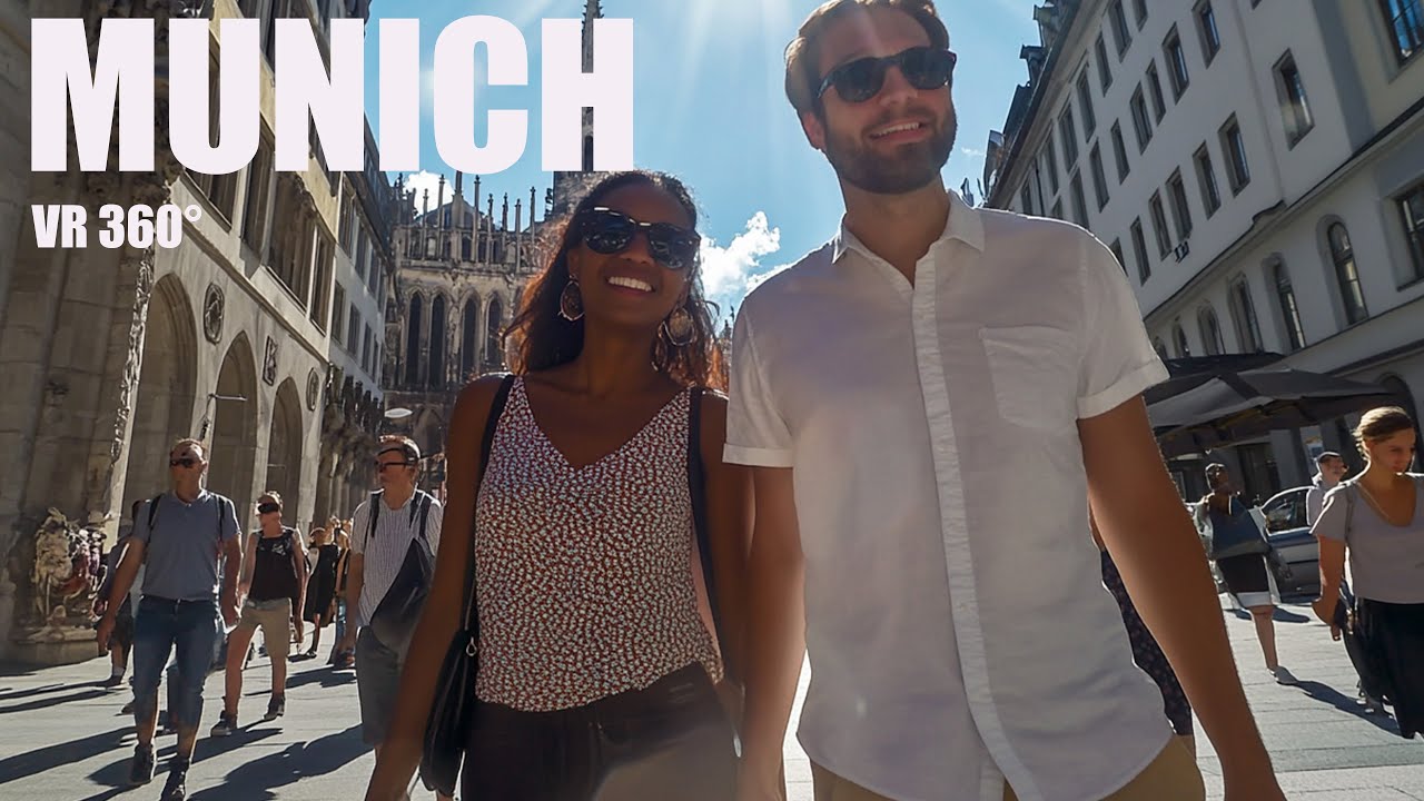 MUNICH GERMANY - VR 360° 4K Immersive Walking Tour