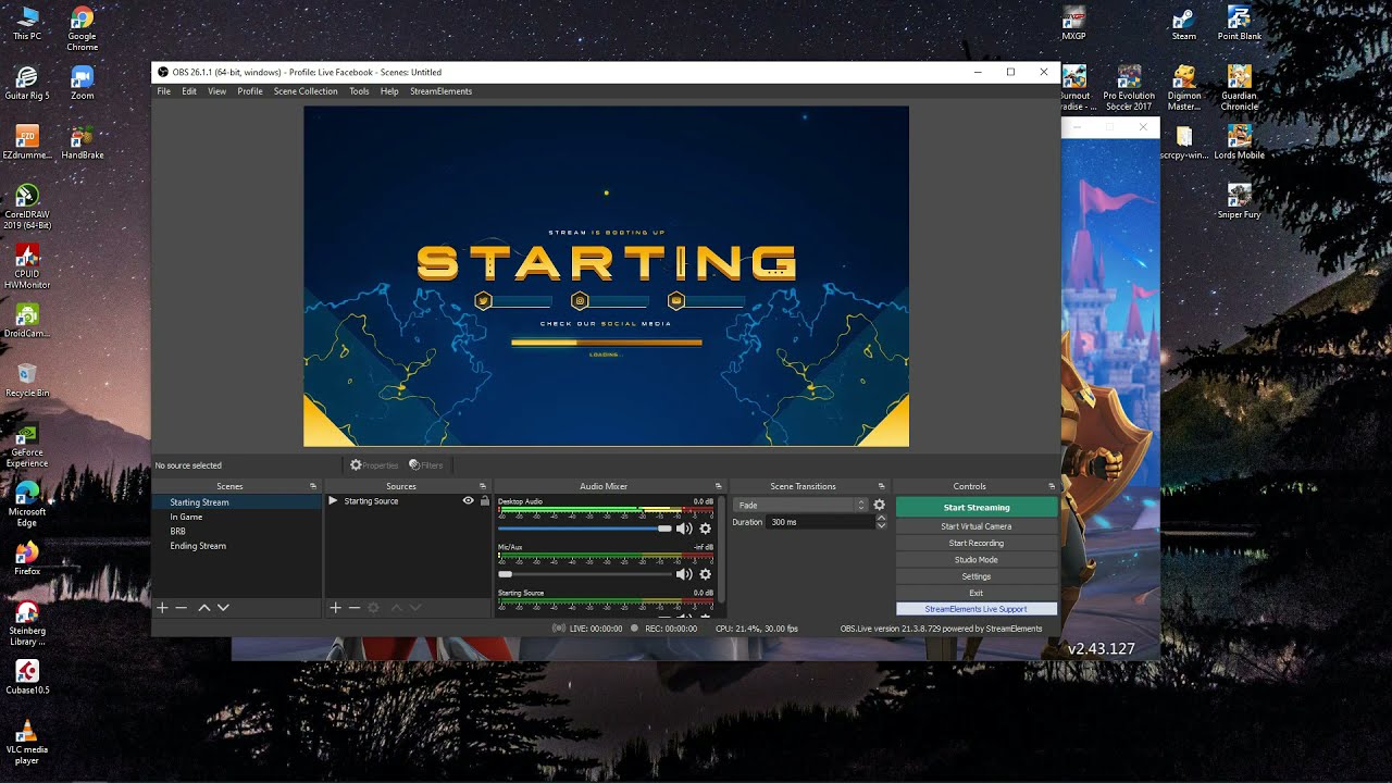 Cara Pasang Overlay Di OBS Terbaru | XIDNAX Family