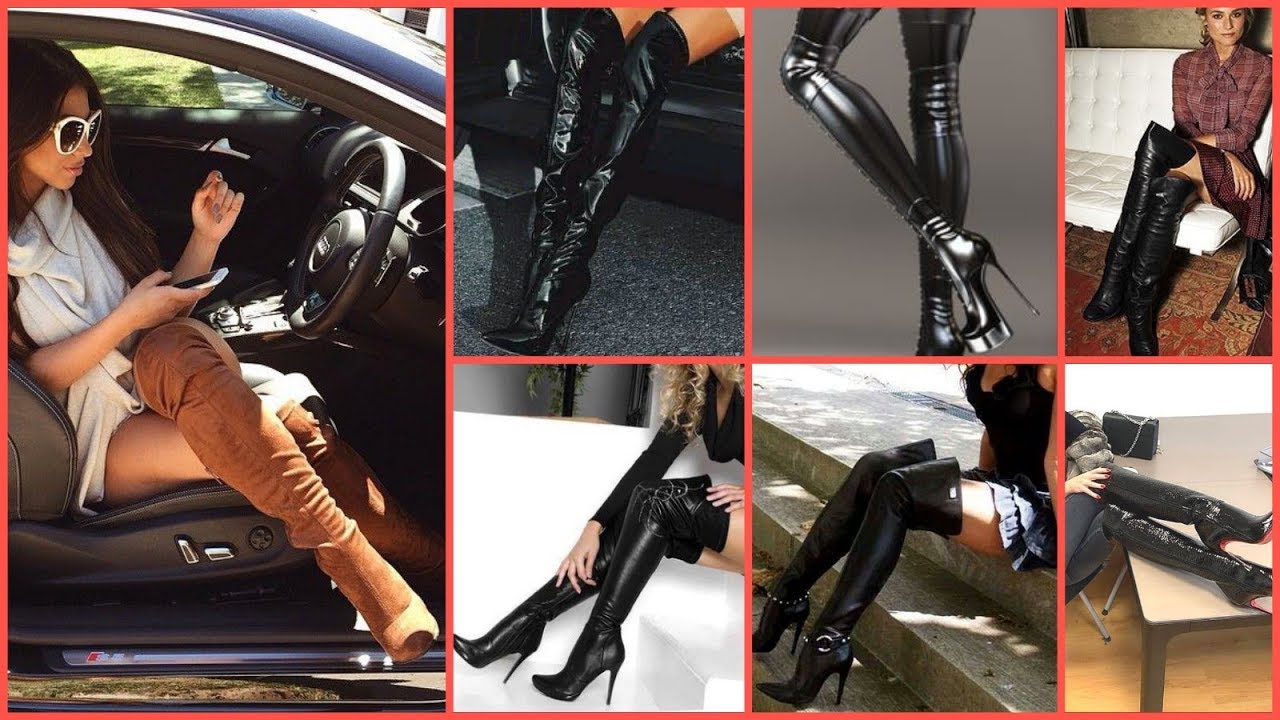 Top Most Beautiful and stylish leather long shoes collection