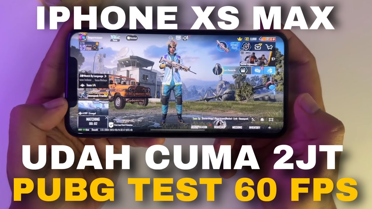 SEKARANG CUMA 2 JUTAAN IPHONE XS MAX PUBG TEST 60 FPS APPLE CHIP A12 BIONIC 4GB RAM