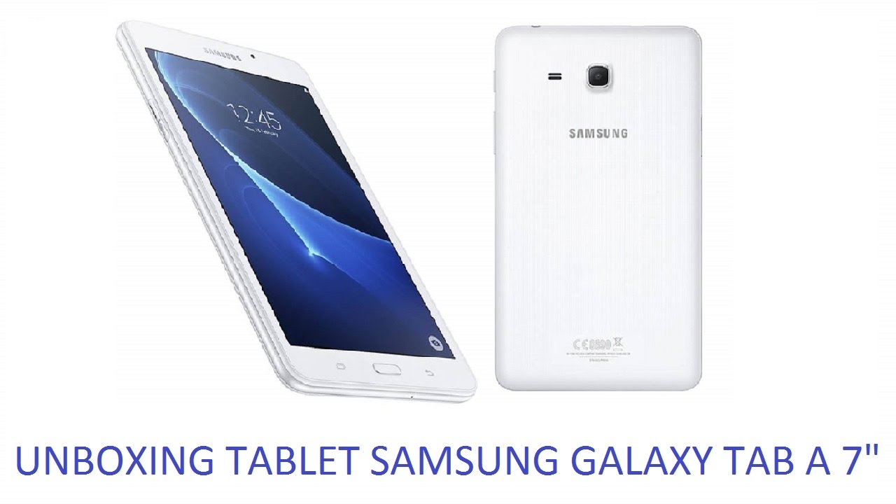 Unboxing Samsung Galaxy Tab A 7
