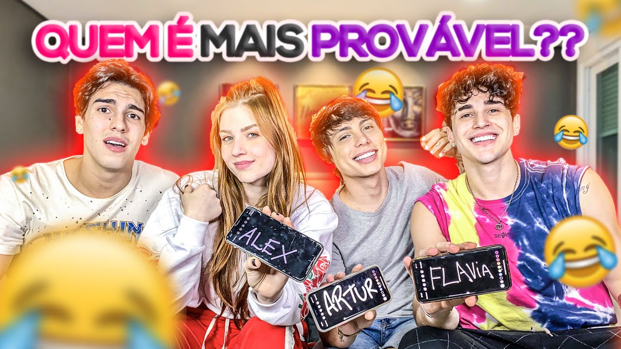 QUEM É MAIS PROVÁVEL?? feat. ALEX MAPELI E FLÁVIA CHARALLO