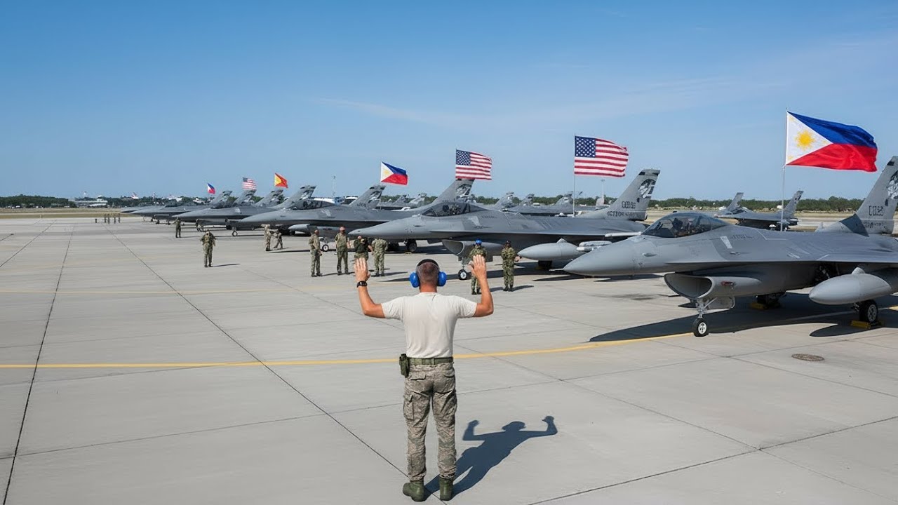 Philippines Surprised as U.S. Air Force F-16 Fighter Jets Arrive at Clark Air Base