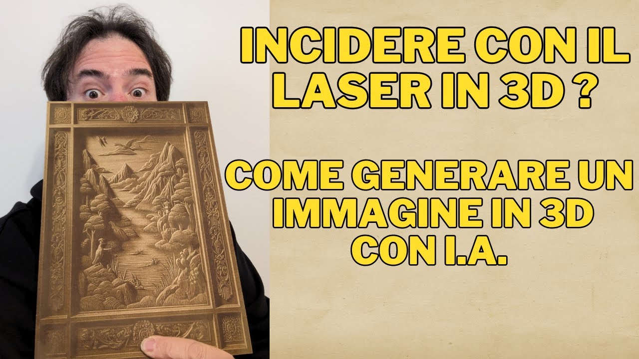 Come incidere con il laser un immagine 3D con l'intelligenza artificiale