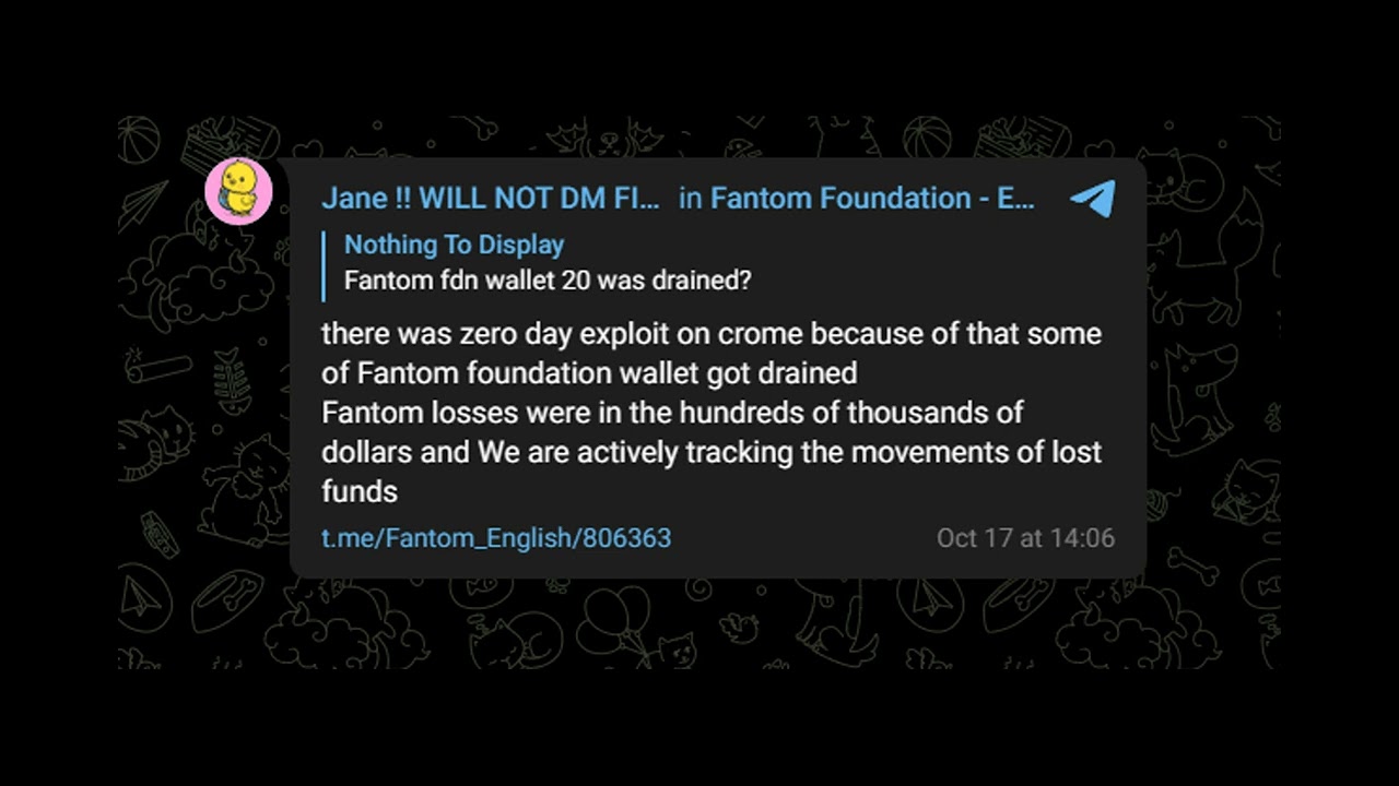 Fantom Foundation hit by security breach, $657k stolen across networks