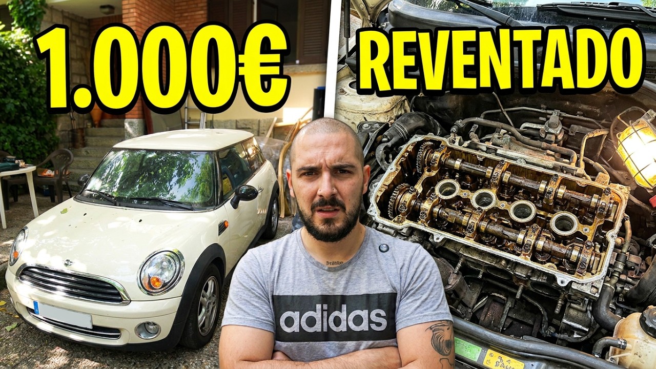 R56 Mini Cooper por 1000€ | Arranca y desmontamos motor (culata + tapa balancines)