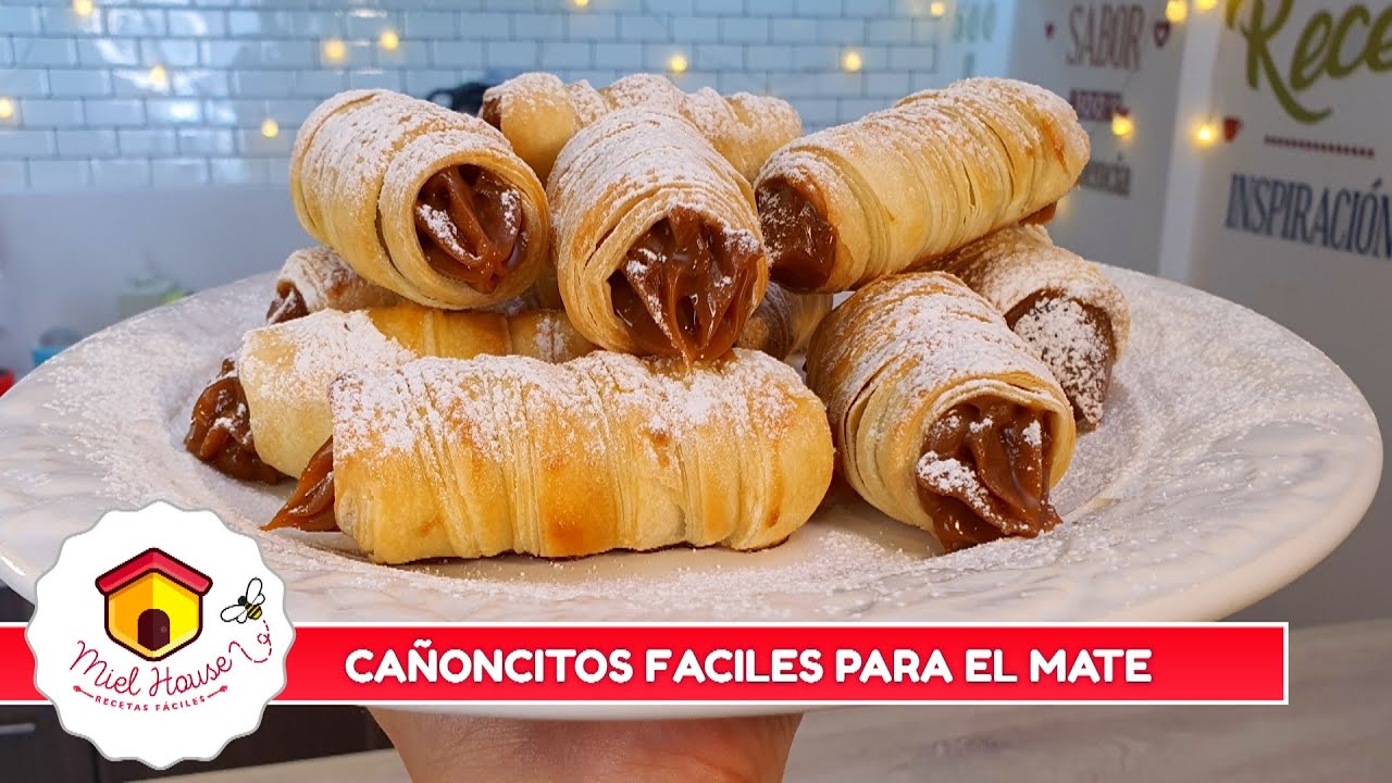 Cañoncitos de dulce de leche RECETA PARA PRINCIPIANTES
