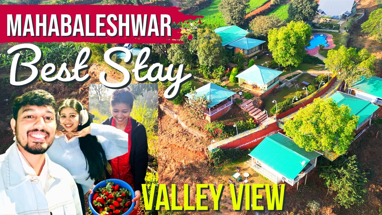 Gurusparsh Resort Panchgani Mahabaleshwar 🍓|Valley Facing Rooms | Spa | Strawberry plucking