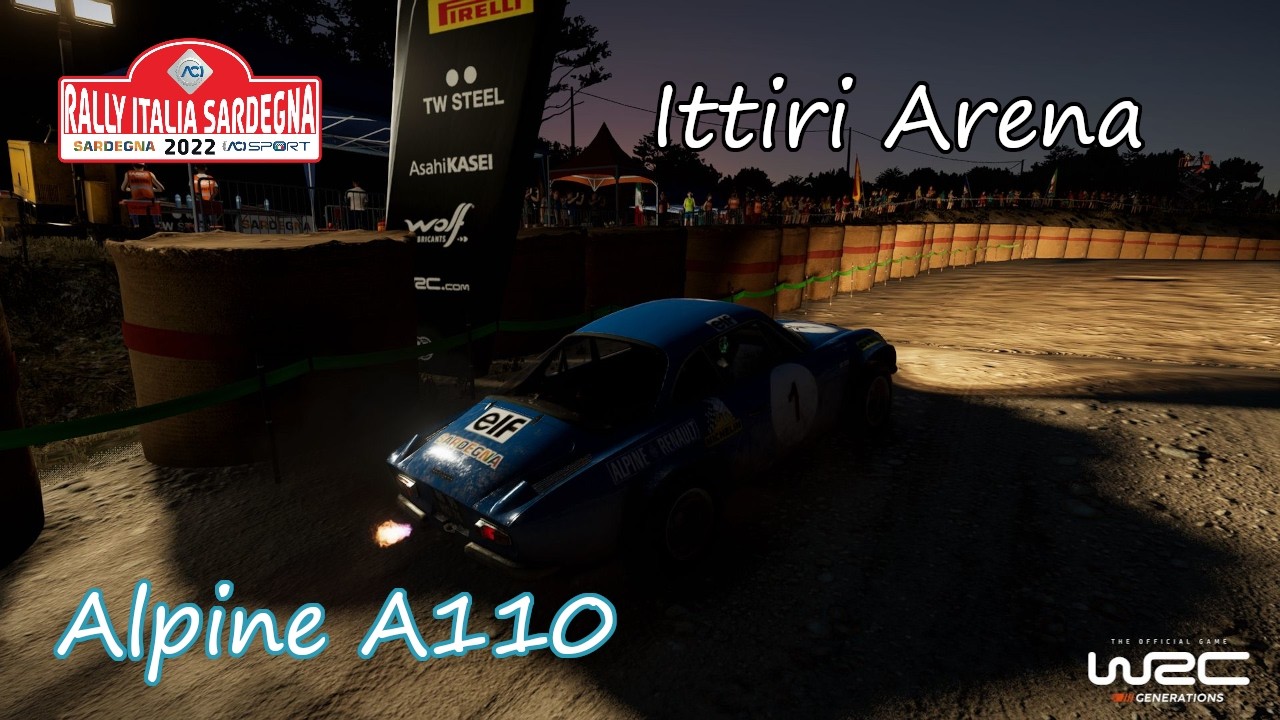 【WRC Generations】アルピーヌA110で普通にグラベルを走るだけの動画#38【Rally Italia Sardegna】