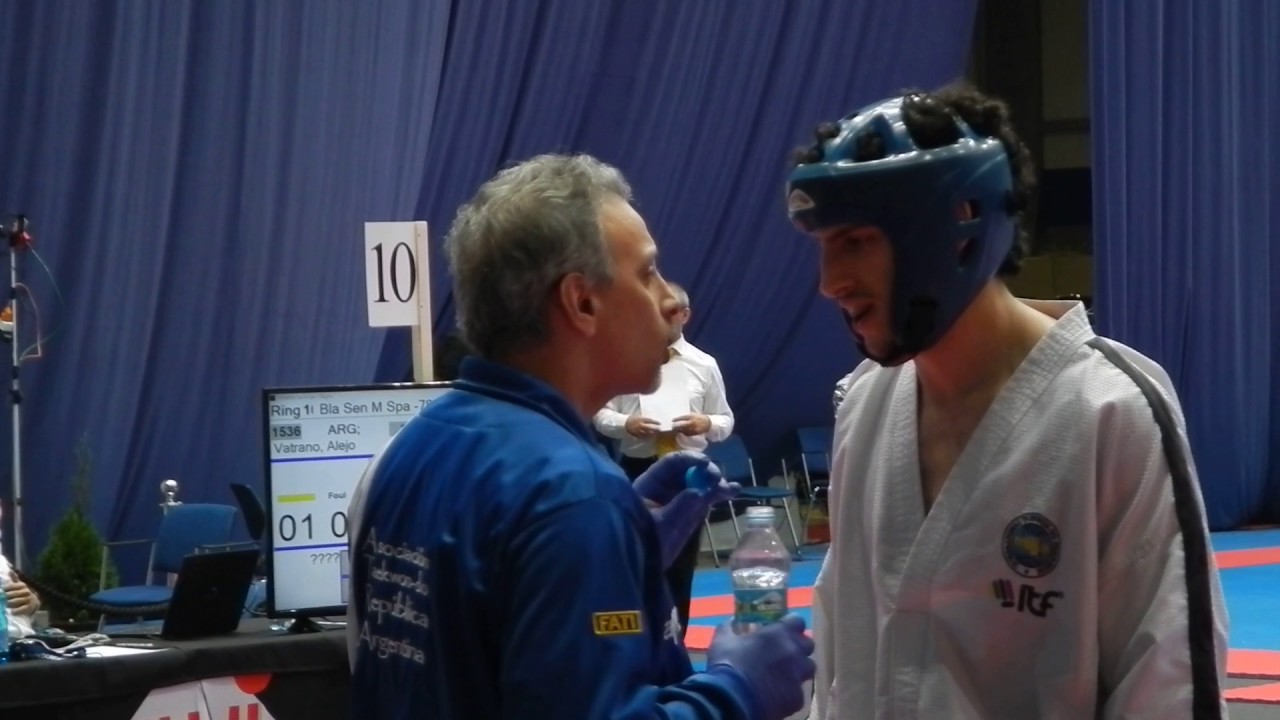 Sabum Nim Alejo Vatrano, 6° Combate (Final) Individual Polonia  78 kg Budapest-Hungría 2016.