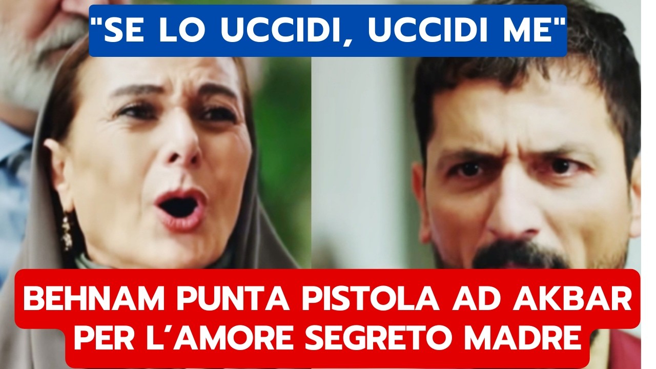 IO SONO FARAH ANTICIPAZIONI: BEHNAM PUNTA PISTOLA AD AKBAR PER L’AMORE SEGRETO MADRE