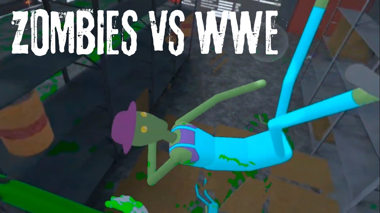 ЗОМБИ ПРОТИВ WWE НА СКЛАДЕ | Brutalistick VR