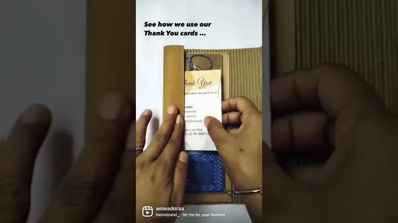 It feels amazing to receive these new handwritten Thank You cards 