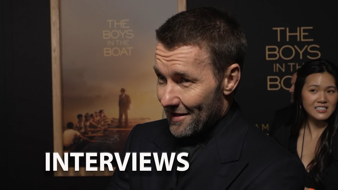 The Boys In The Boat (2023) LA Premiere Interviews