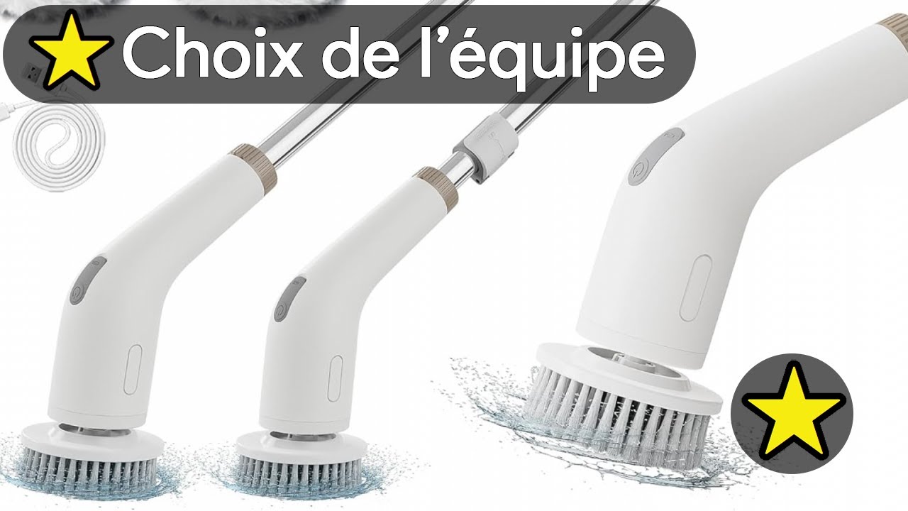 🏆 TOP 3 MEILLEUR BROSSE DE NETTOYAGE ELECTRIQUE 2025 🧼