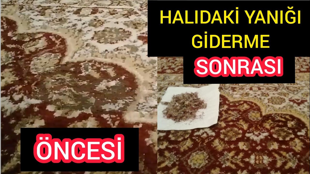Halı YANIK İZİ nasıl temizlenir nasıl tamir edilir çıkarılır ÇÖZÜMÜ PÜF NOKTALARI - Pratik Bilgiler