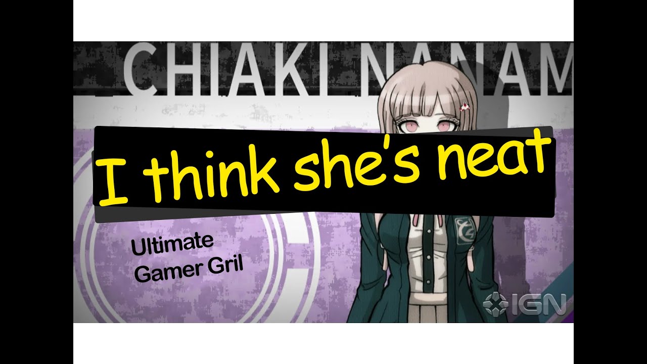 I like Chiaki: A character being neat is good enough