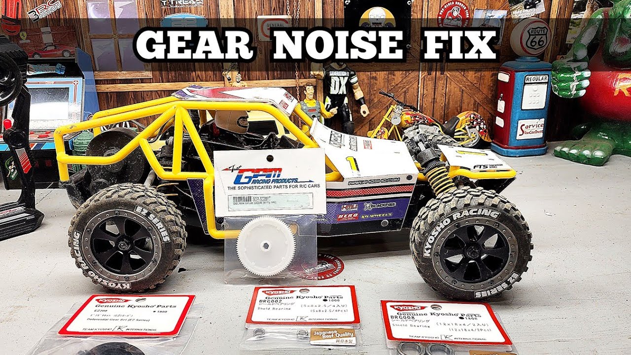 Исправлен шум шестерни Kyosho Sand Master 2.0.