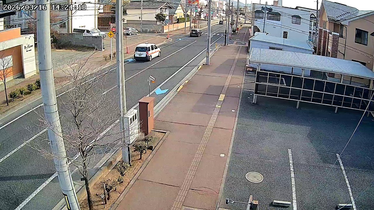 山形県山形市若葉町道路沿いライブカメラ Yamagata Yamagatashi Live camera.world.cam