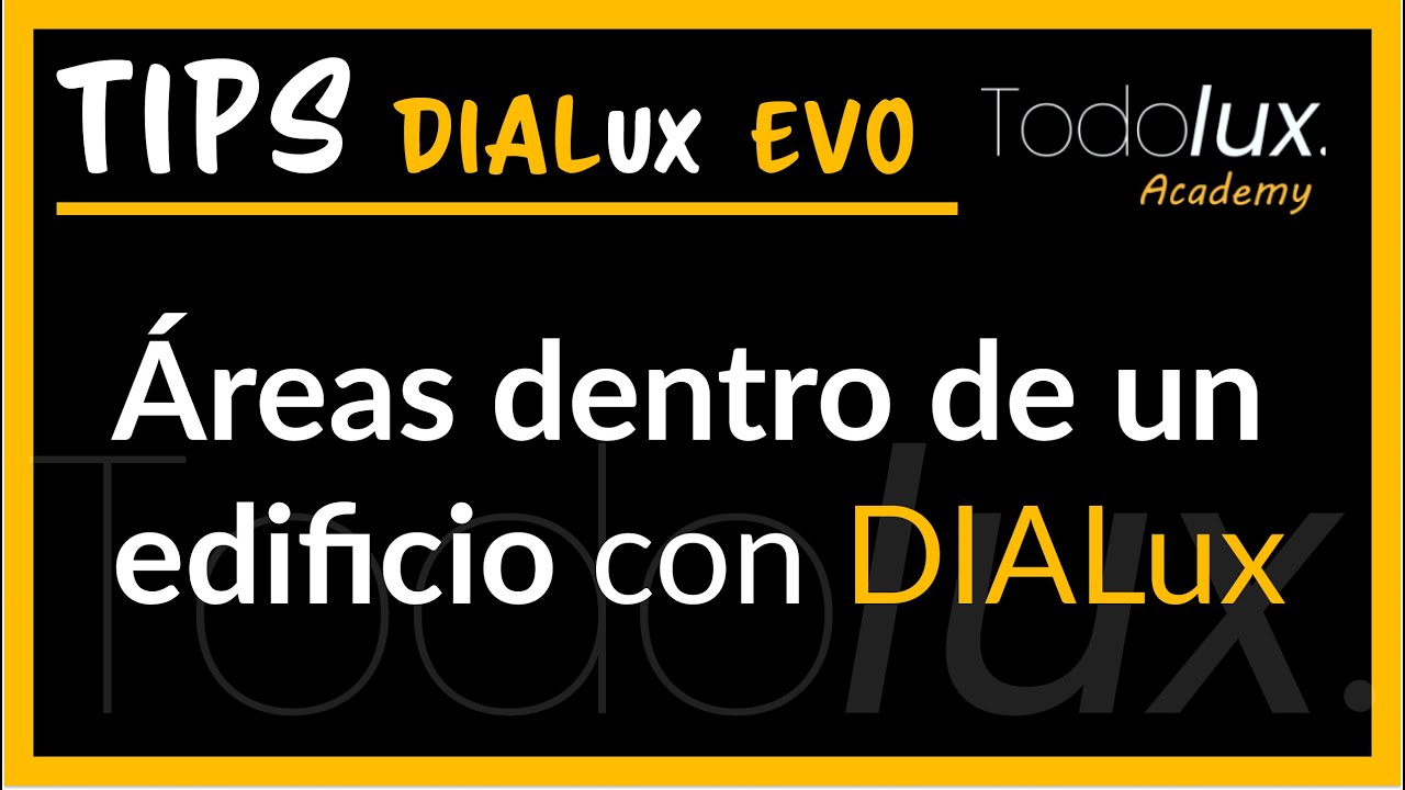 DIALUX EVO Cómo crear varias áreas en un mismo edificio