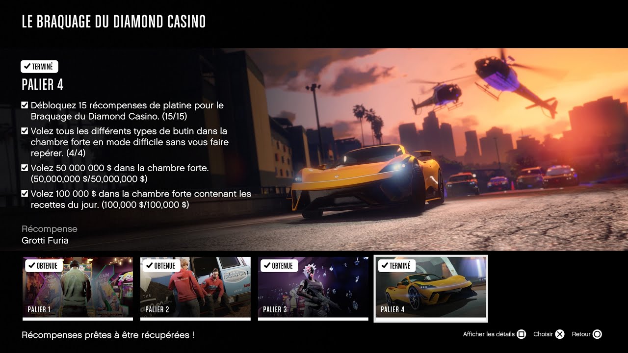 Je finis la carrière du braquage du casino avec des inconnus et on galère vraiment 😂! GTA Online 