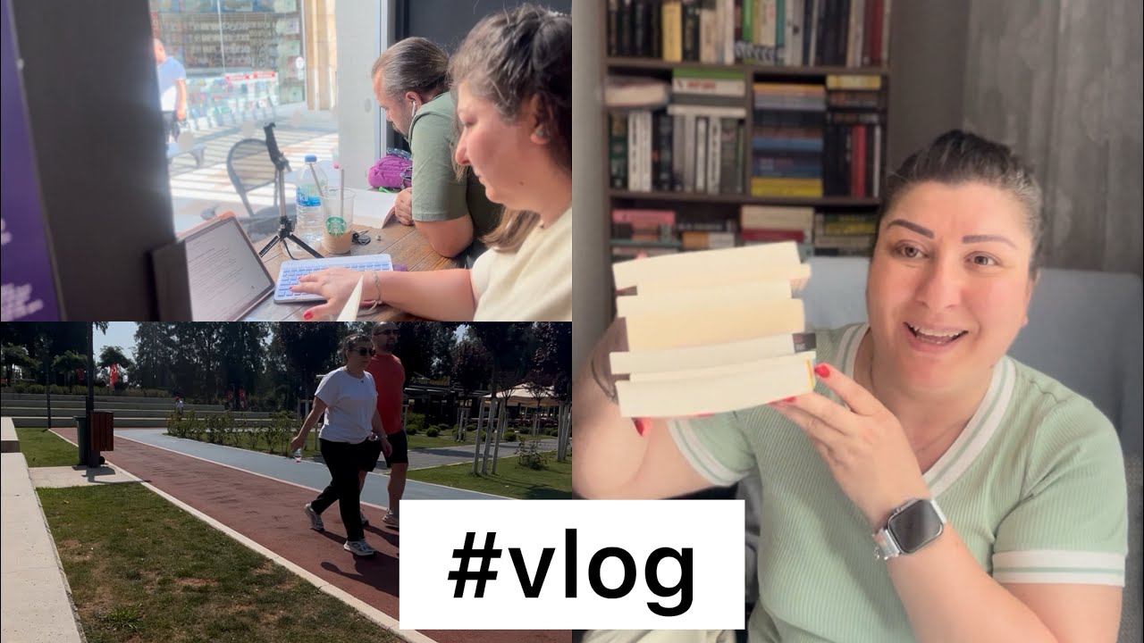 Kitap - Kıyafet Alışverişi // Spora Başladık // #vlog #kitapalışverişi #spor #diyet
