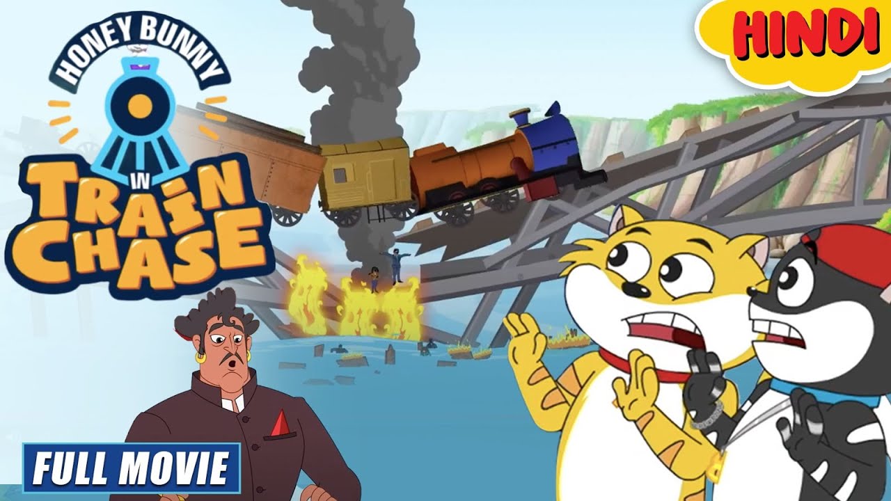 Honey Bunny In Train Chase | Movie In Hindi | Cartoon For Kids | YO Kids