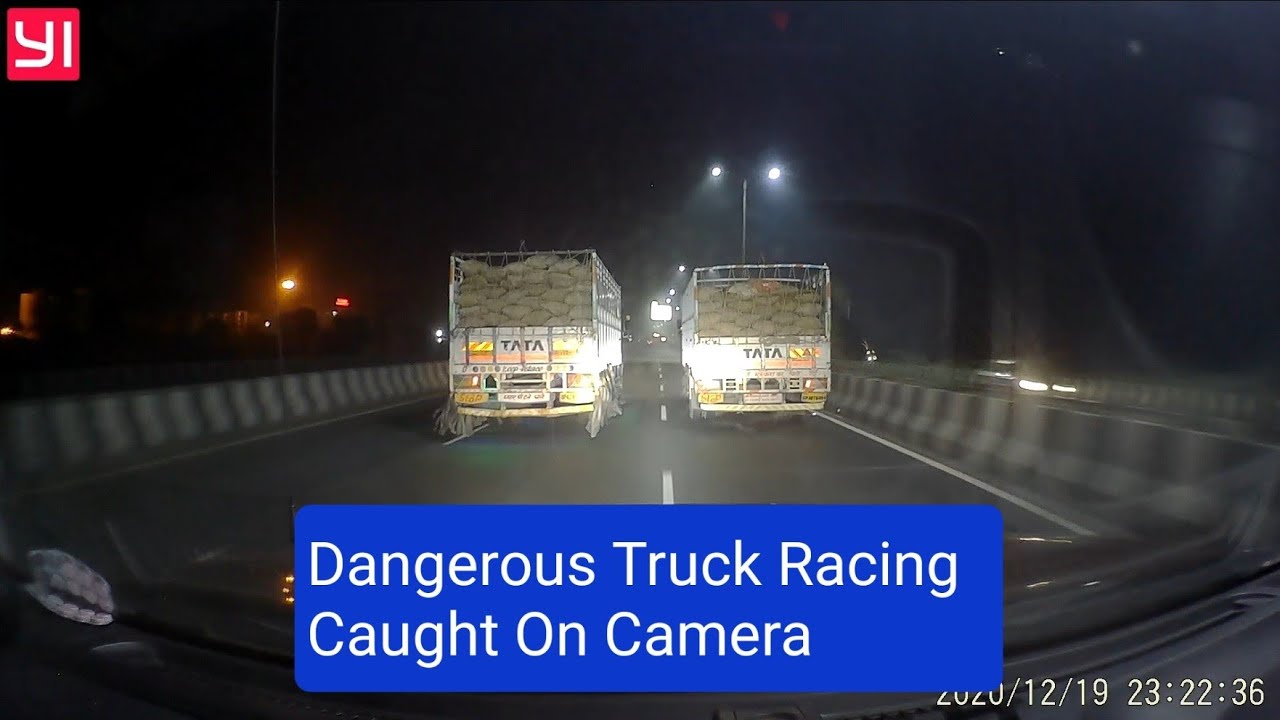 Dangerous Truck Racing On Indian National Highway | Caught On Camera | NH24 |