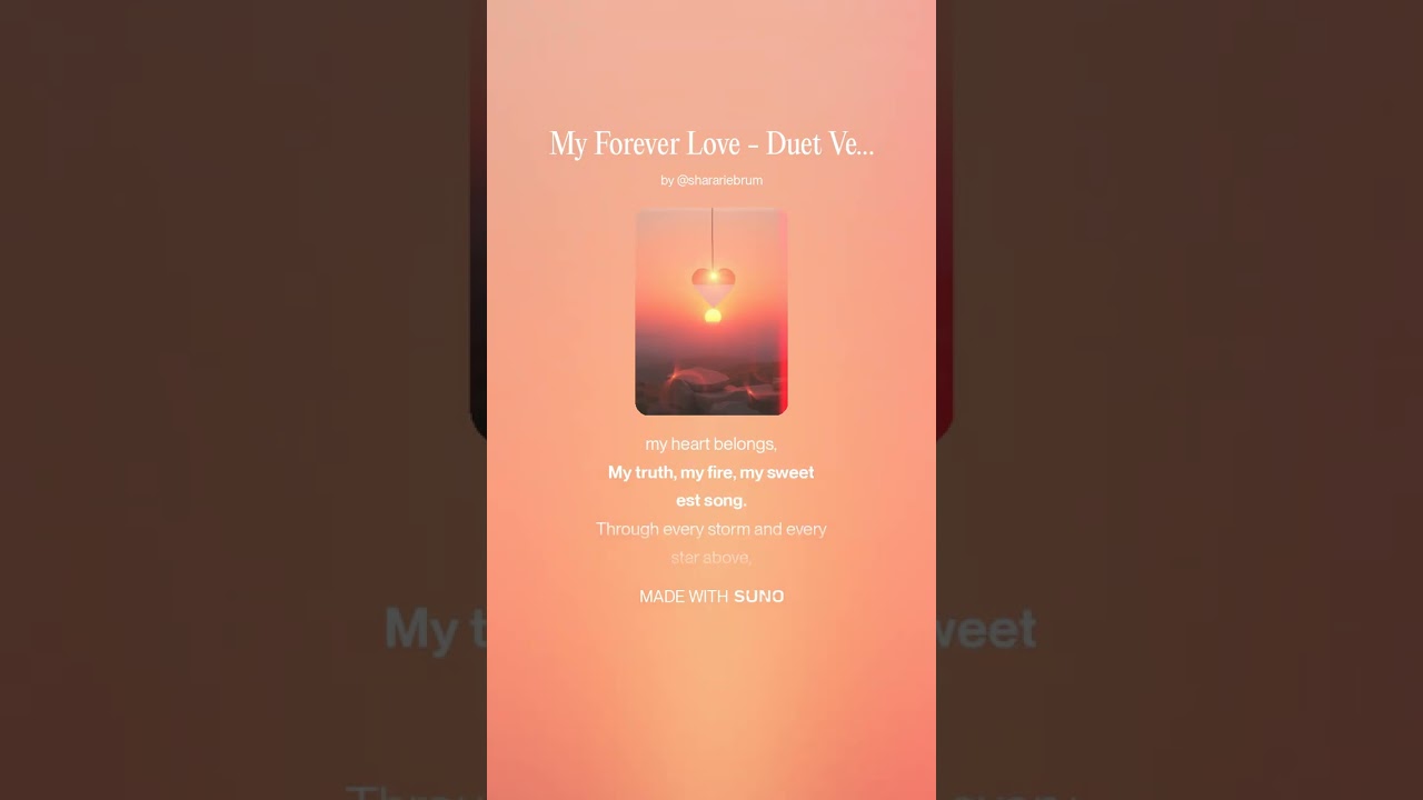 My Forever Love   Duet Version Musical *Theater/ Movie*