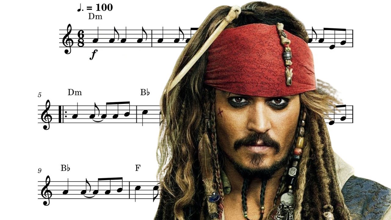 He's A Pirate - Pirates of the Caribbean | FRENCH HORN Play Along Sheet Music