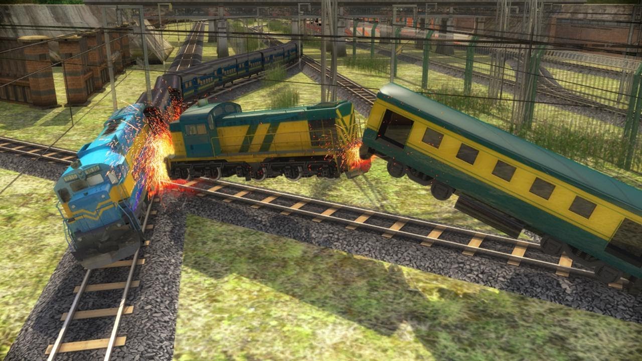 Indian Train Racing Games 3D - Multiplayer (Android Gameplay )