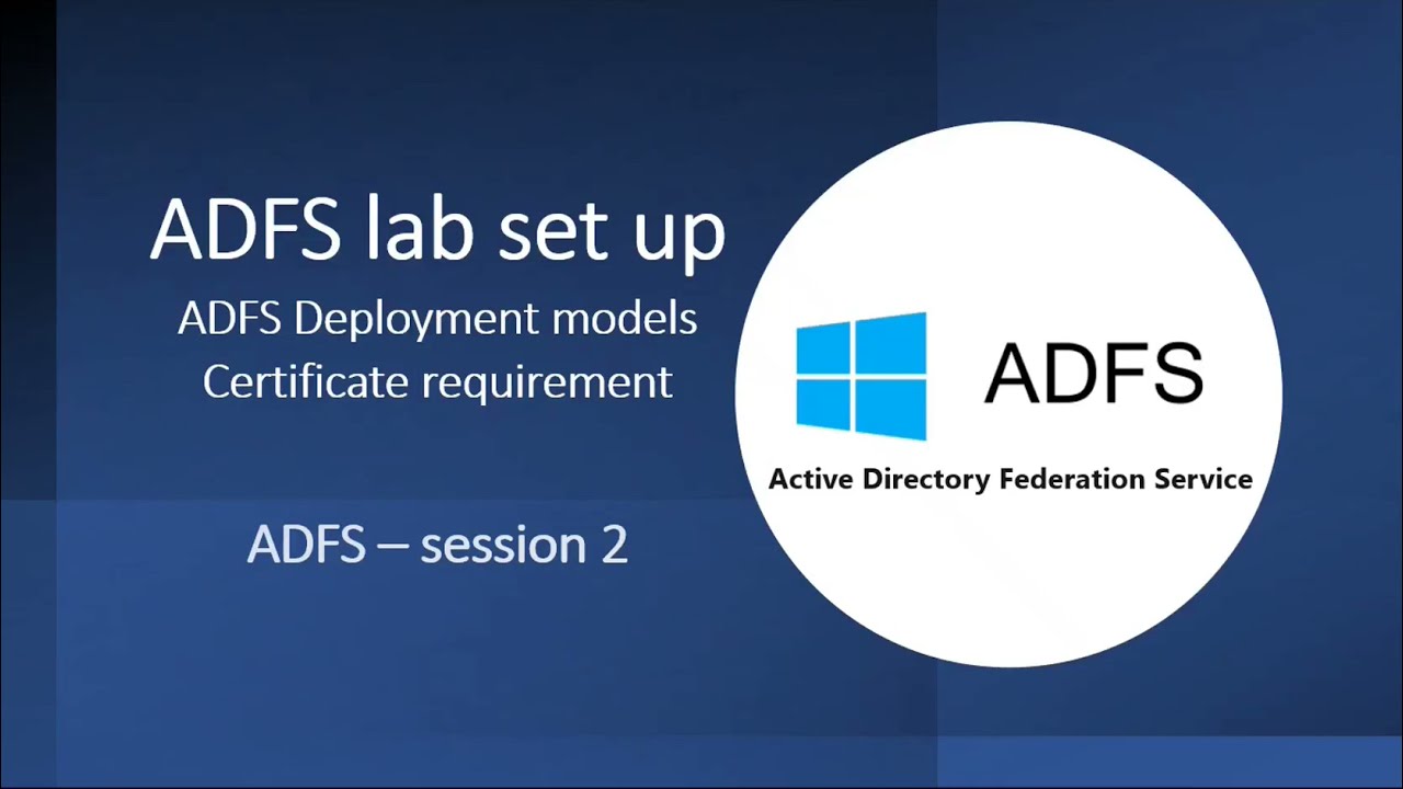 Методы развертывания ADFS | Требования к сертификатам для установки ADFS | ADFS — Сессия 2