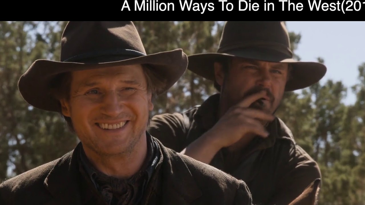 Outlaw Clinch Leatherwood kills Old prospector - A Million Ways To Die In The West [2014]