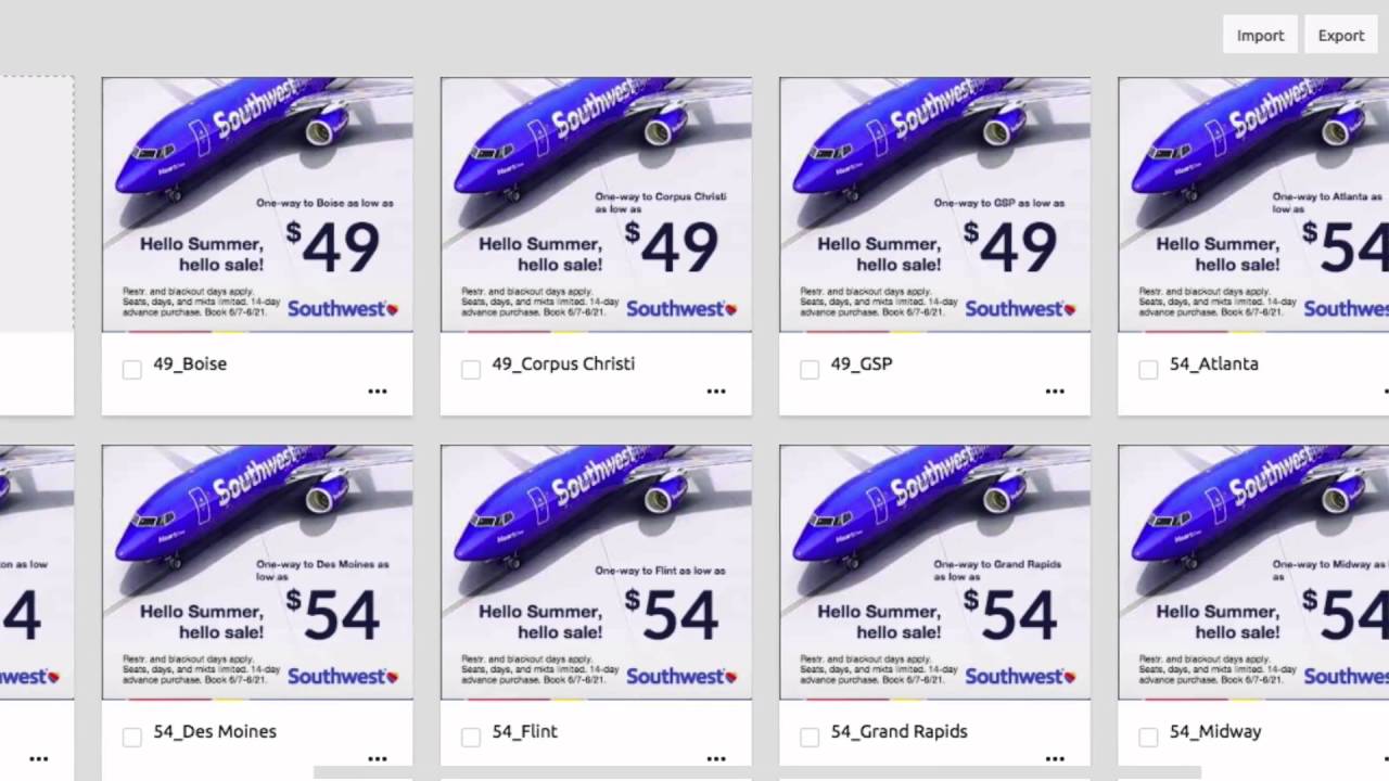 Programmatic Creative - Thunder Variations Import/Export