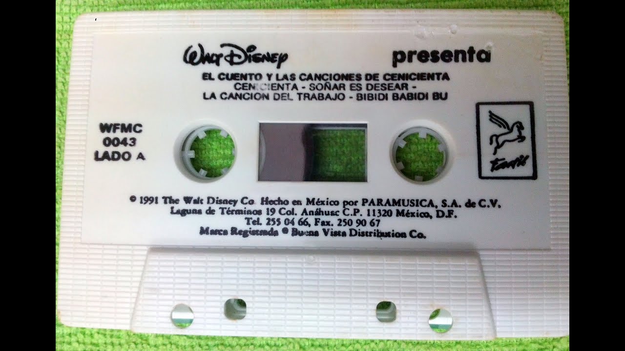 El cuento y la canciones de cenicienta
