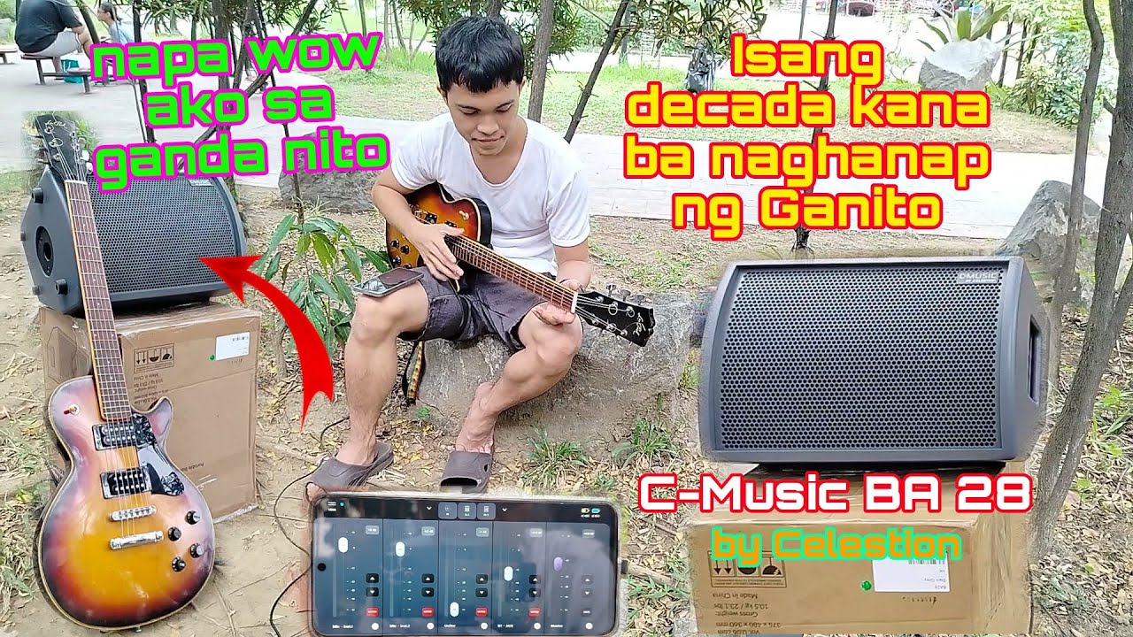 napa wow ako  sa Ganda at angas ng Porma nito👉|| C-Music BA 28 speaker by Celestion