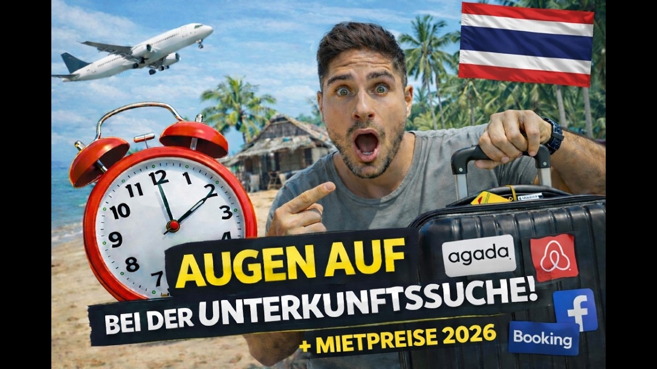 Warum viele ihre Unterkunft in Thailand nach 3 Tagen bereuen! Der ULTIMATIVE Guide!