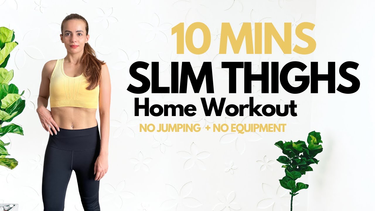 10 Minute Thighs & Legs Home Workout (No Jumping + No Equipment) I Body Fit TV
