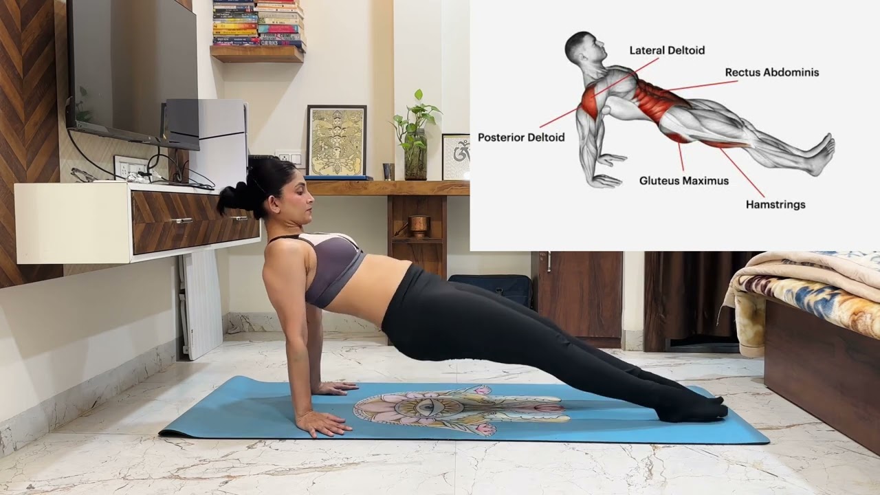 Shape your waist by Revers plank variations