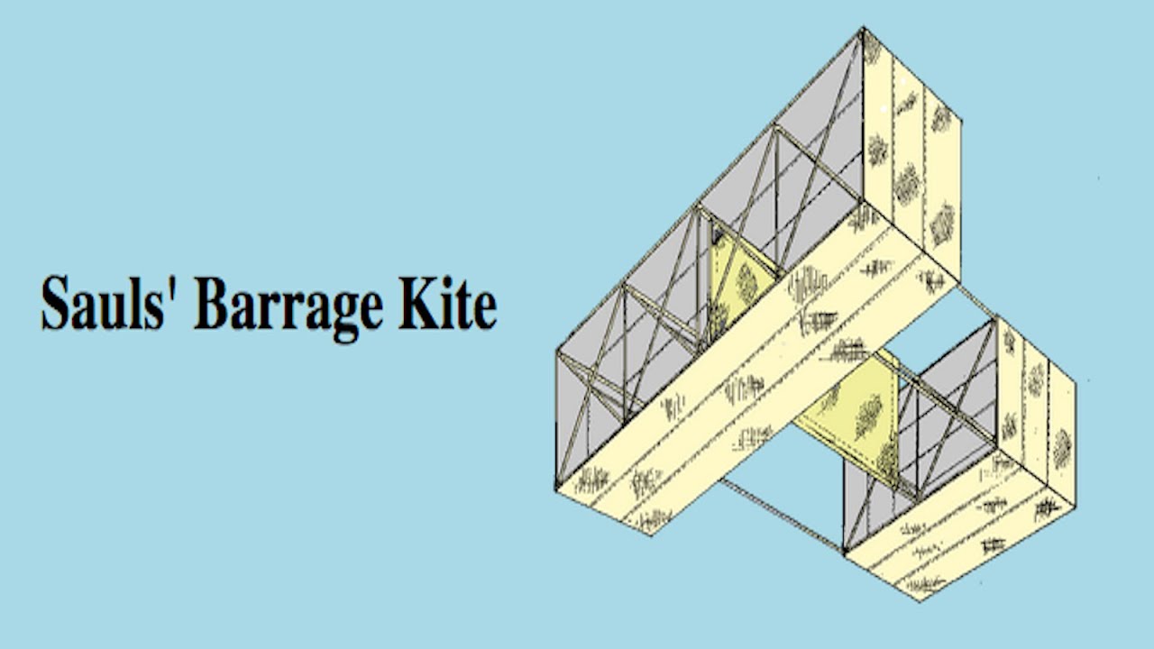 Saul's Barrage Kite - Grumman Style
