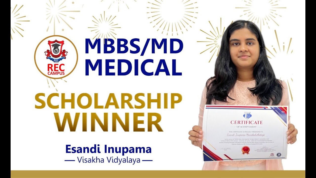 FULL SCHOLARSHIP WINNER | MEDICINE - MBBS/MD