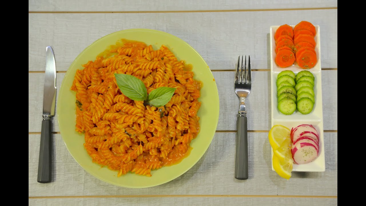 #وجبات_15_ثانية | الباستا الوردية 15s | rosy pasta#