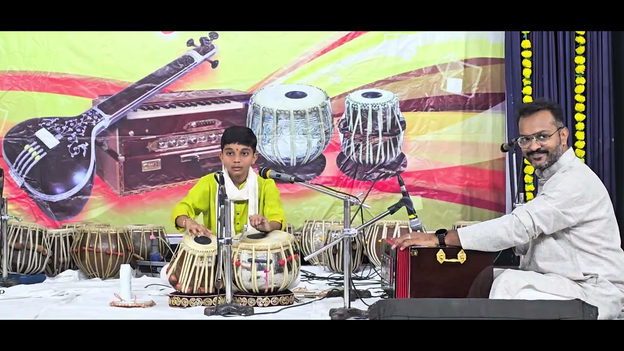Yadnesh Jeurkar Solo at Nashik in Gurupournima Utsav 2025 of Pt.Jayant Naik Sir dt 17.08.2025
