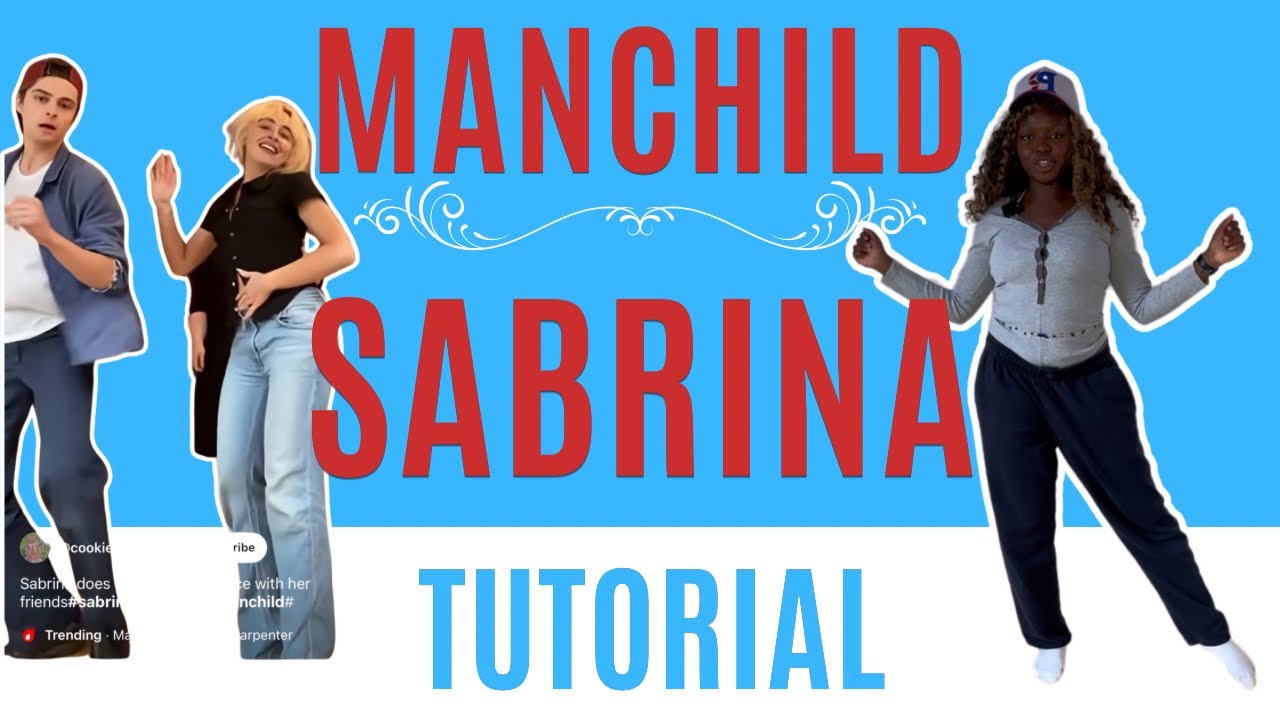 Manchild Sabrina Carpenter* EASY DANCE TUTORIAL (beginner friendly)