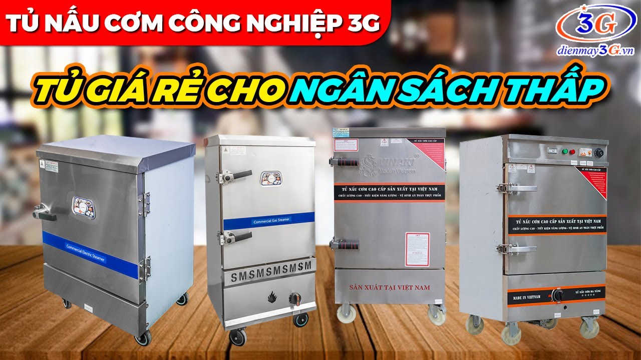 Top Tủ Nấu Cơm Công Nghiệp Dưới 10 Triệu Cho Hàng Quán Nhỏ| Điện Máy 3G