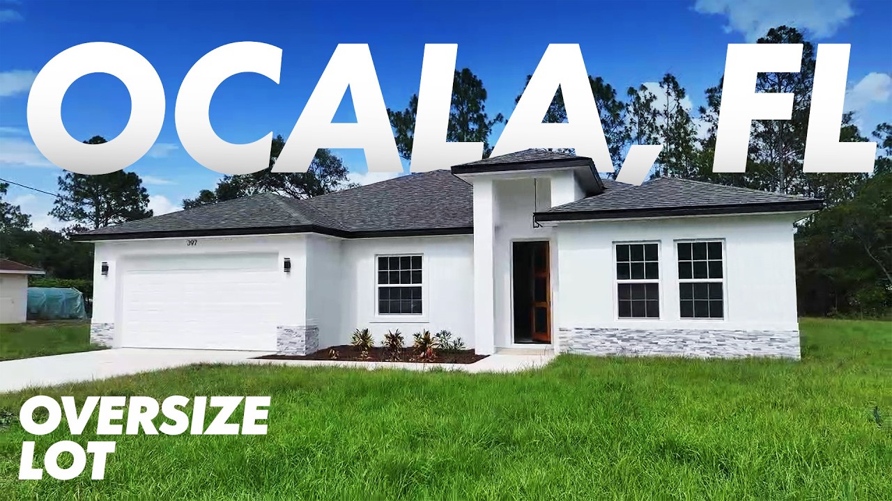 Tour of a LARGE LOT Property with an Impressive Kitchen in Ocala, FL