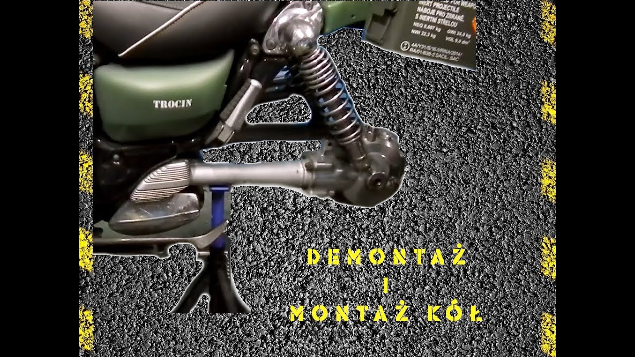 Montaż / Demontaż kół w motocyklu. [Yamaha Virago 535]