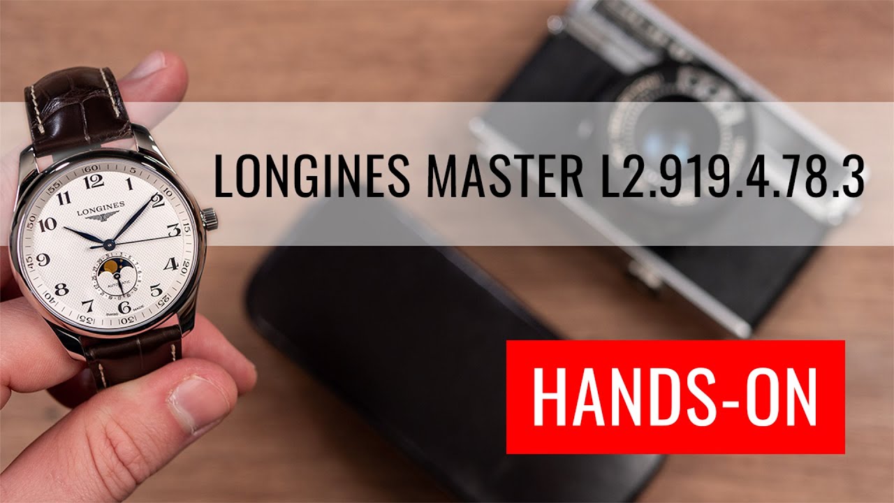 HANDS-ON: Longines Master Collection Automatic Moonphase L2.919.4.78.3